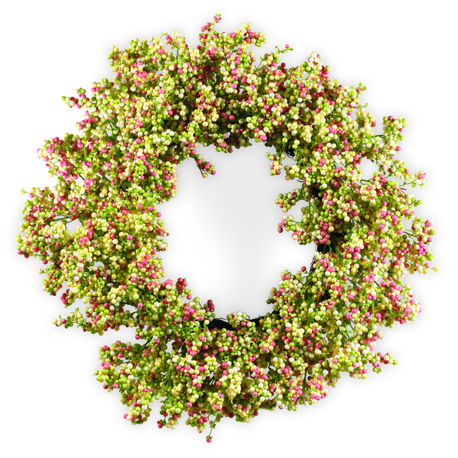 24 Inch Berries Wreath