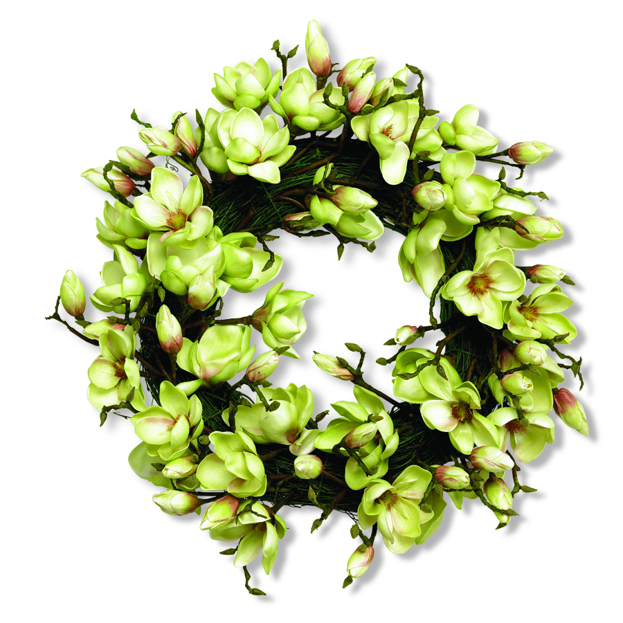 24 Inch Green Magnolia Wreath