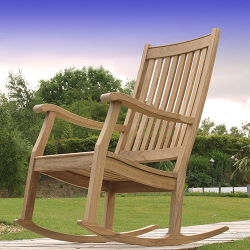 Barlow Tyrie Newport Teak Outdoor Rocking Chair