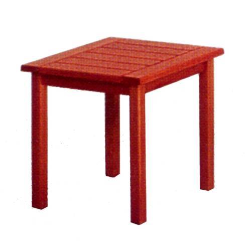 Solid Maple Side Table – Mahogany finish