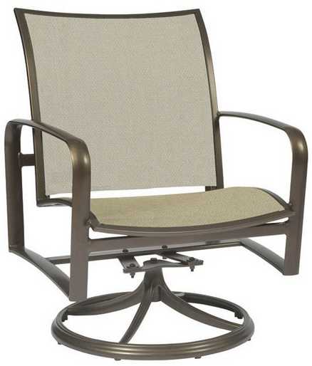 Sterling Aluminum Flex Swivel Lounge Chair