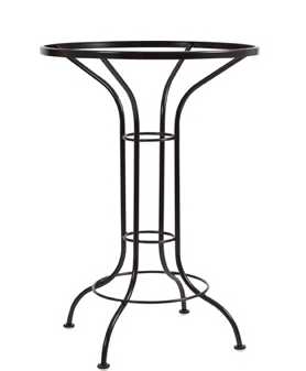 Wrought Iron Bar-Height Dining Table Base