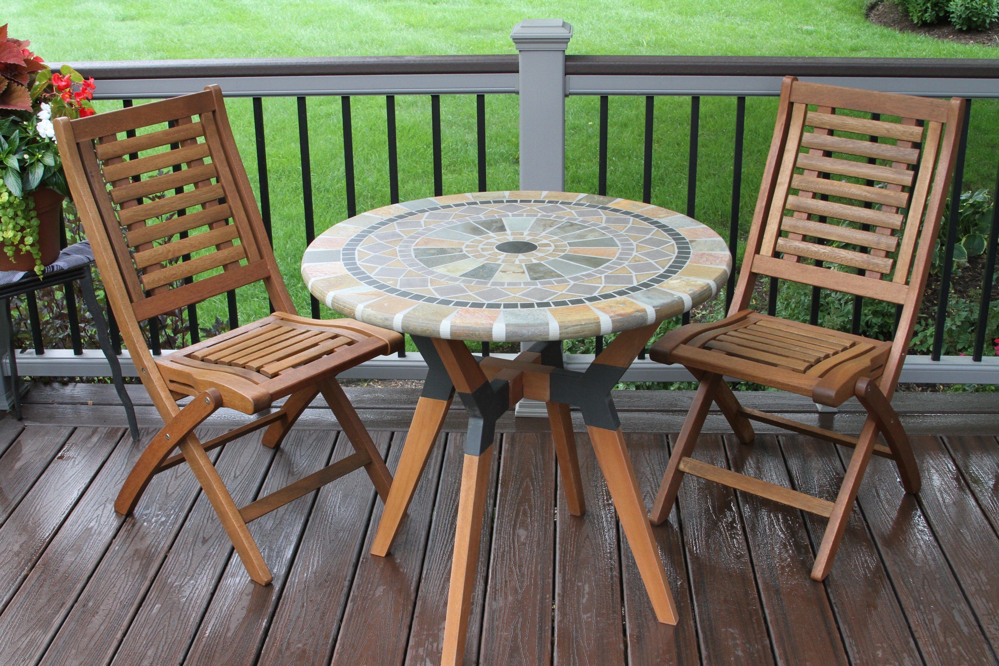 mosaic kitchen bistro table and chair